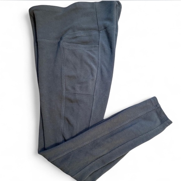 Gaiam Thermal Lightweight Leggings with pockets Small - Picture 2 of 4